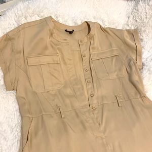 Skies Are Blue “utility shirt dress”